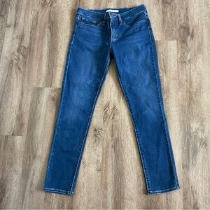Levis Jeans Womens Size 28 Blue Denim 311 Shaping Skinny Leg Dark Wash Stretch